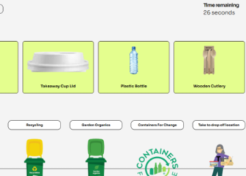 Image screenshot of Everyday Zero Waste Sorting Game